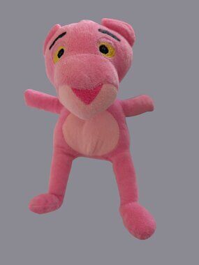 10/$25 Vintage 7" Pink Panther Plush With Suction Cup